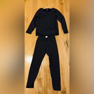 Kids Hot Chillys Fleece Base Layer Set size small